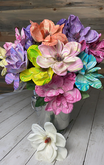 Silk Flowers Bouquet Workshop Saturday May 4