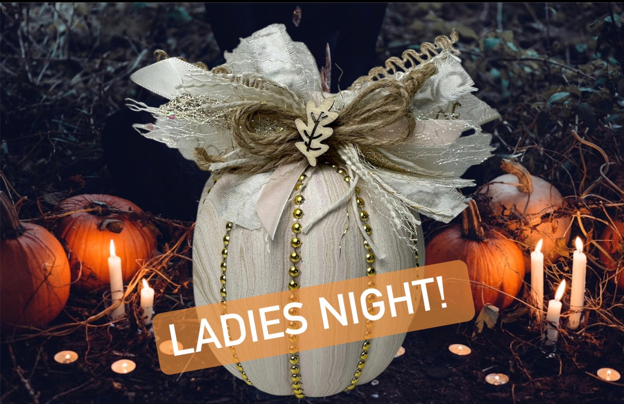 Ladies Night: Pumpkin Marbling Class October 24