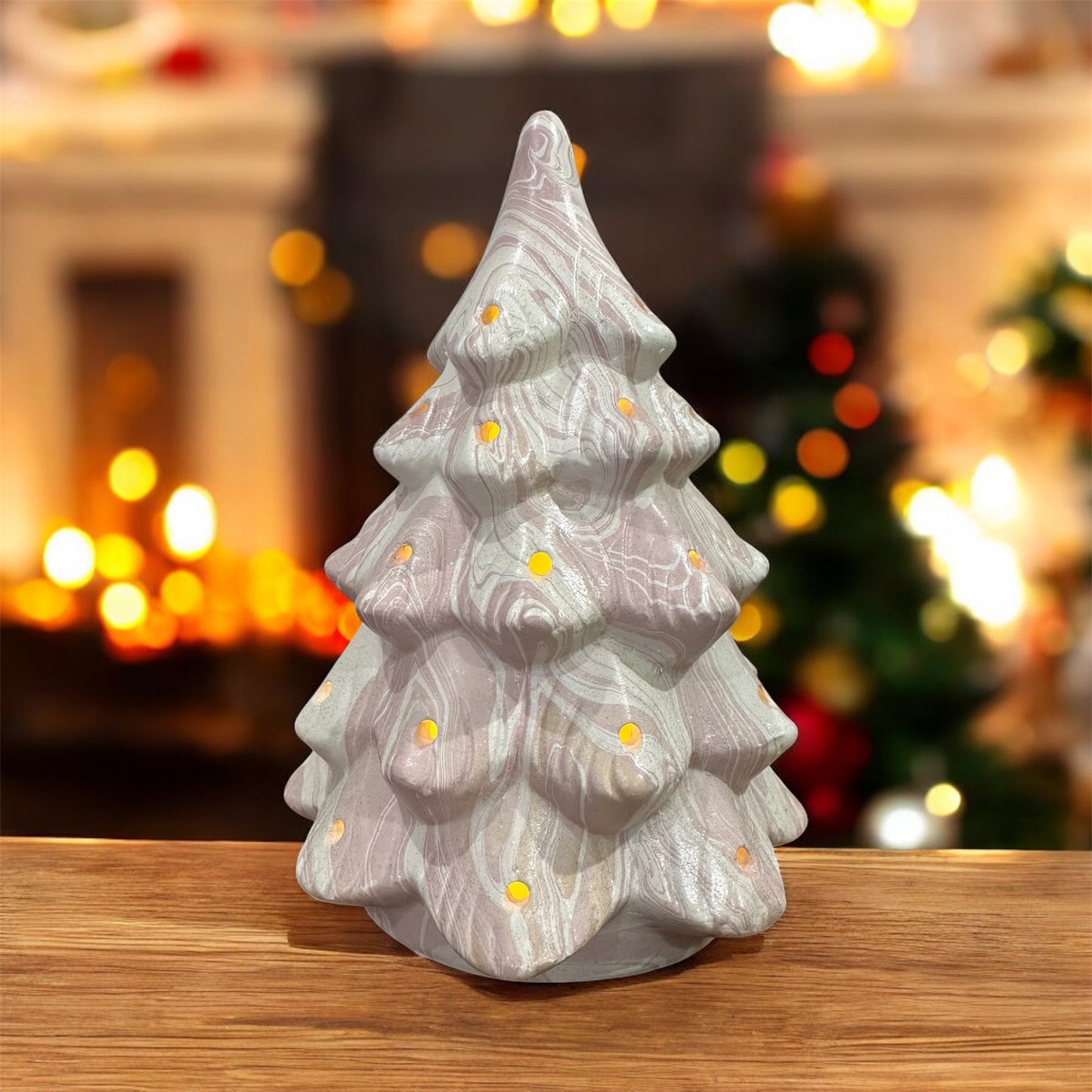 Marbled Light-Up Tree Workshop