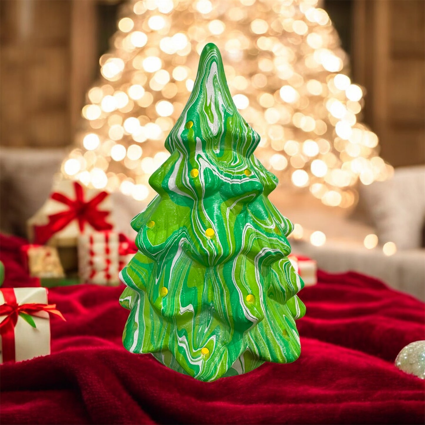 Marbled Light-Up Tree Workshop