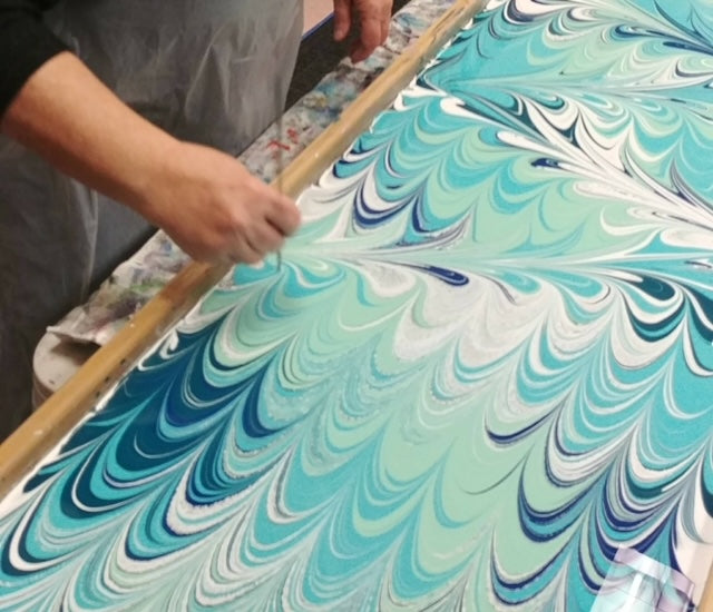 Marbling Scarves with Elizabeth (Private Event)