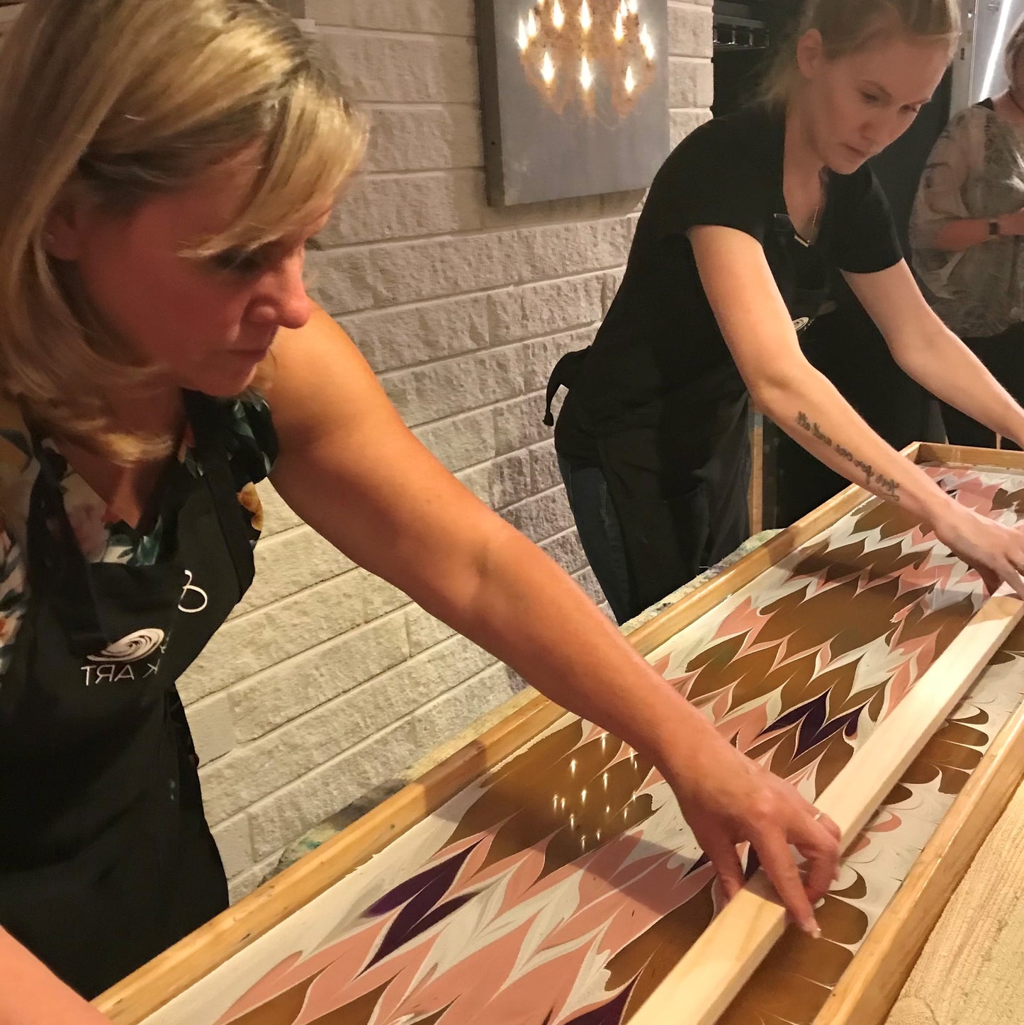 Marbling Scarves with Elizabeth (Private Event)